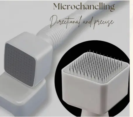 Microchanelling device
Dermastamp
Dermastamping